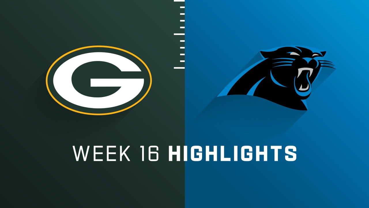 Green Bay Packers vs. Carolina Panthers highlights Week 16