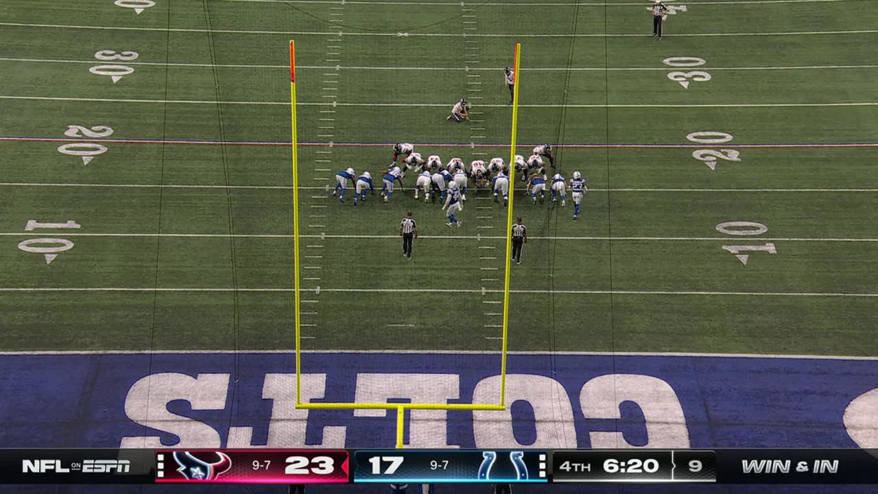 Houston Texans kicker Ka'imi Fairbairn's extra point kick flies wide