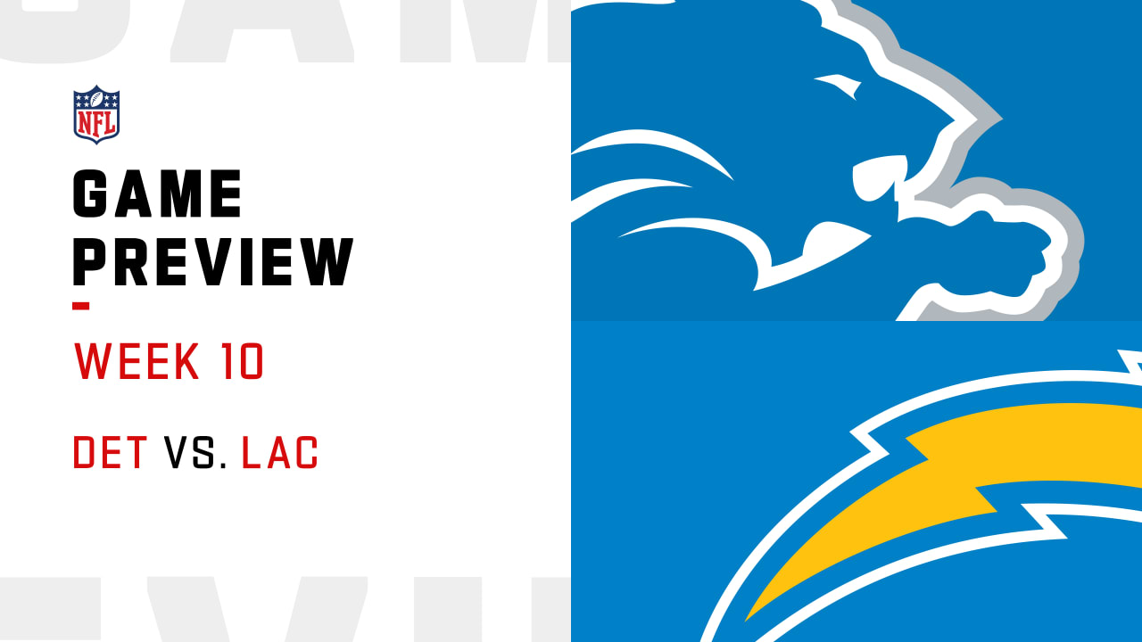 Detroit Lions vs. Los Angeles Chargers preview Week 10