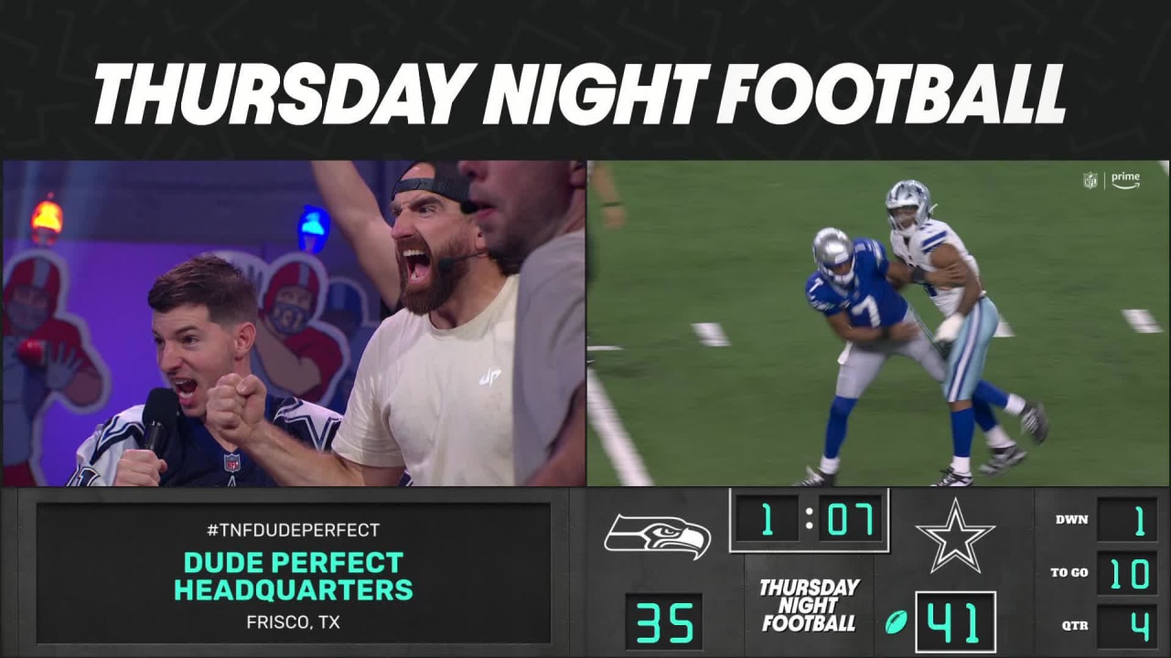 Dude Perfect Crew reacts to crucial Dallas Cowboys linebacker Micah