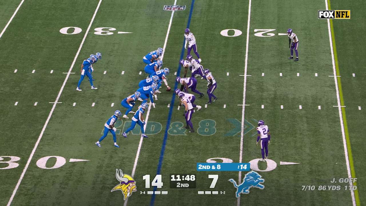 Detroit Lions quarterback Jared Goff's escape act leads to running back ...