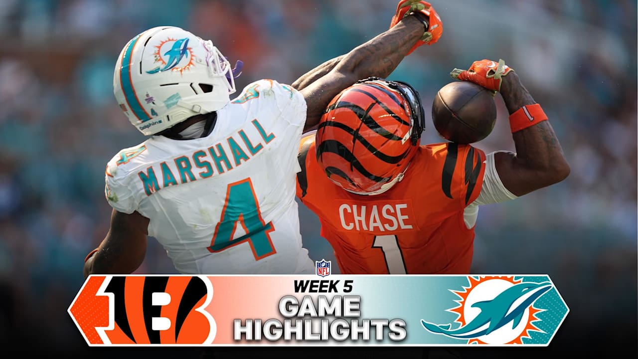 Game Highlights: Cincinnati Bengals vs. Miami Dolphins | Week 5