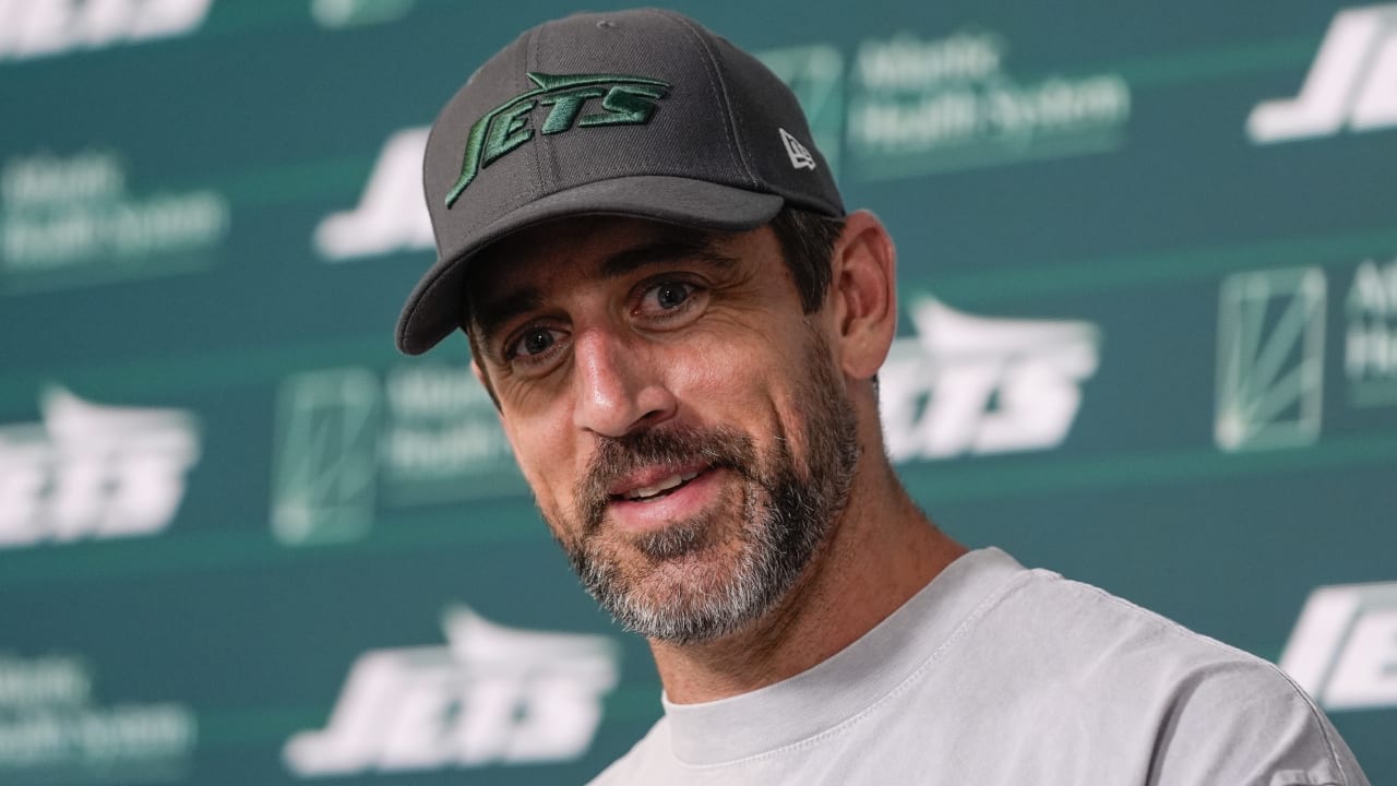 Jets QB Aaron Rodgers feeling ‘really good’ coming off torn Achilles, embraces pressure entering 2024