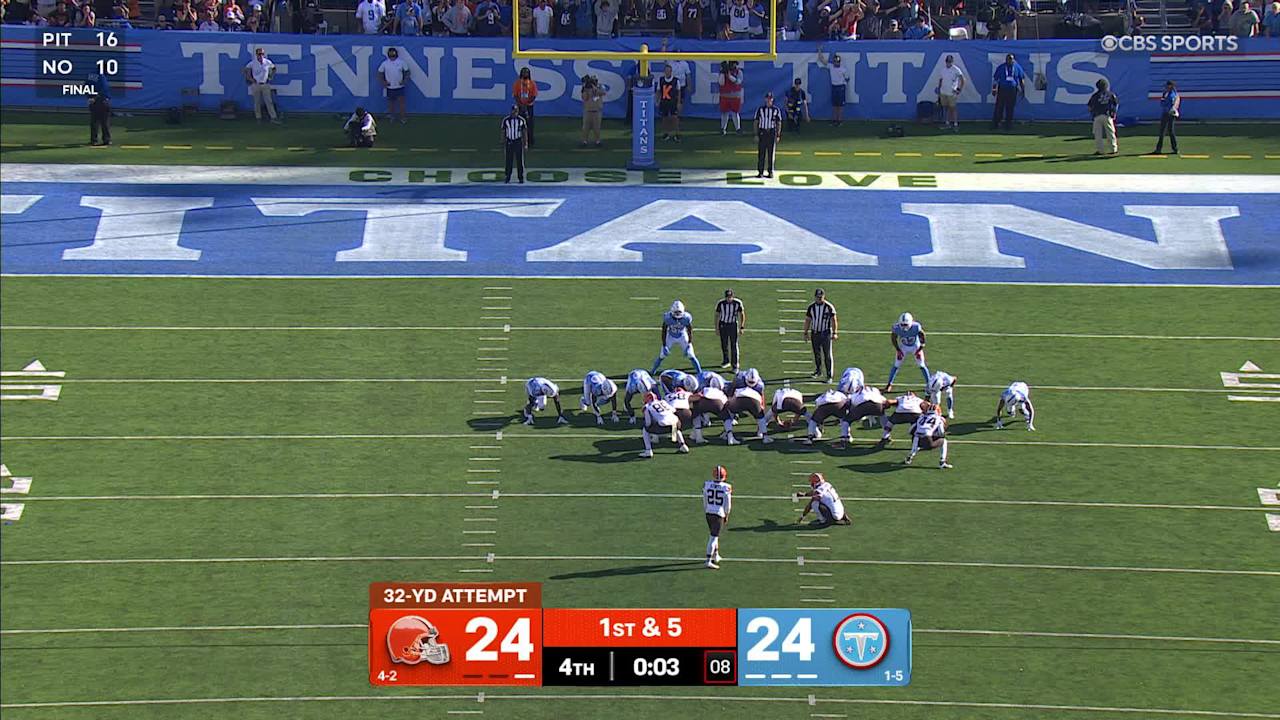 Cleveland Browns kicker Andre Szmyt's 32-yard FG gives Browns the win ...