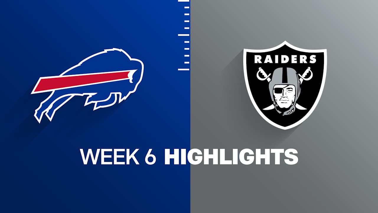 Bills vs. Raiders highlights | Week 6 video thumbnail