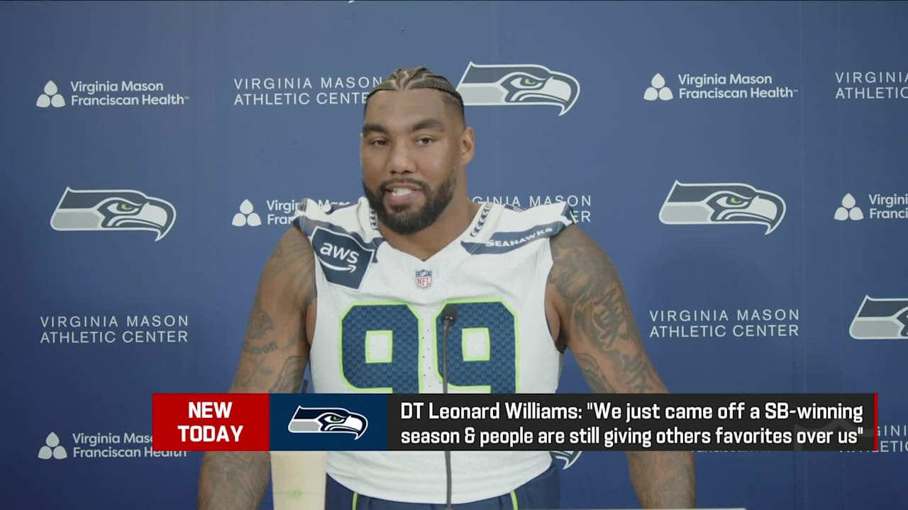 Leonard Williams reacts to other teams being preseason SB favorites over Seahawks