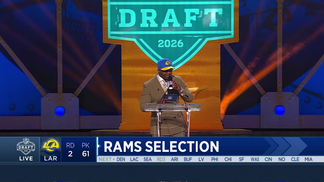 Los Angeles Rams select tight end Max Klare with No. 61 pick in 2026 draft
