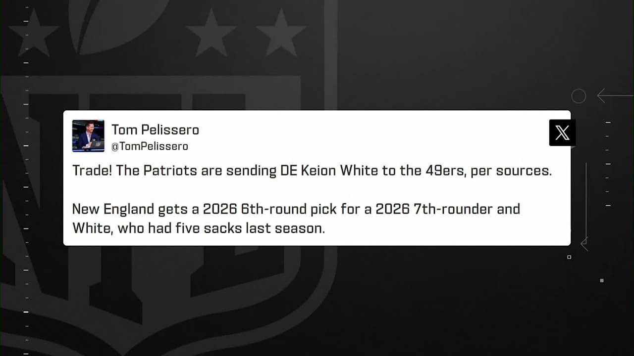 Defensive end Keion White traded to San Francisco 49ers 'The Insiders'