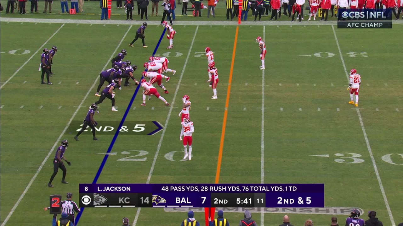 Can'tMiss Play Baltimore Ravens quarterback Lamar Jackson catches his