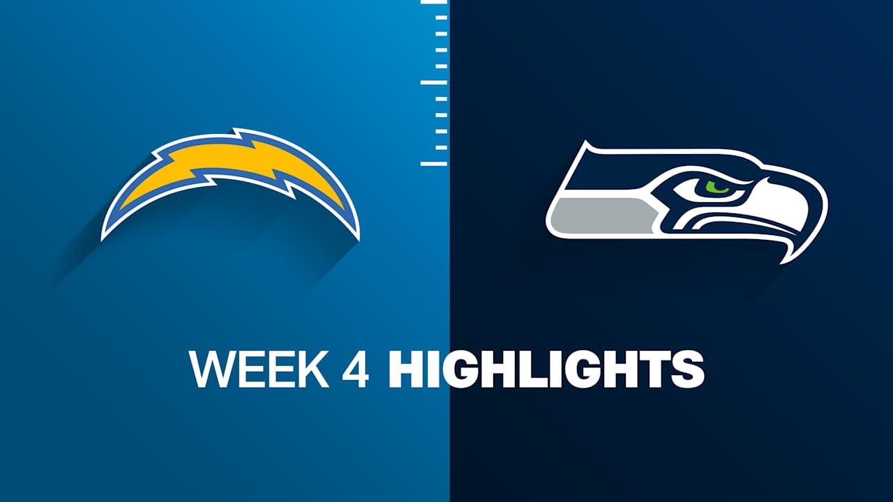 Chargers vs. Seahawks highlights | Week 4 video thumbnail