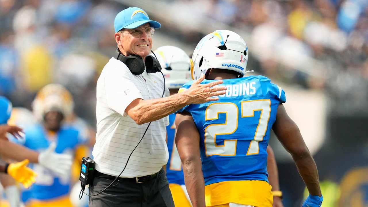 Jim Harbaugh leads Chargers to victory in debut: ‘The culture is already here’