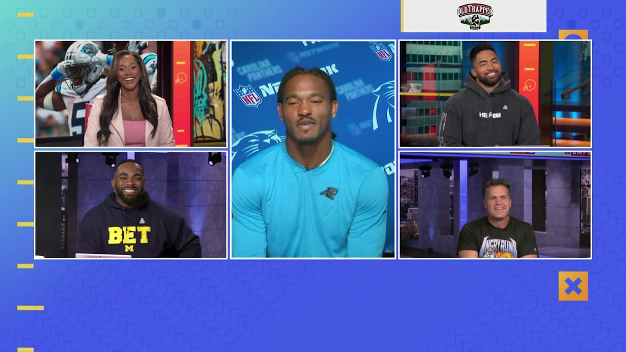 Carolina Panthers running back Rico Dowdle joins 'GMFB' and reacts to ...