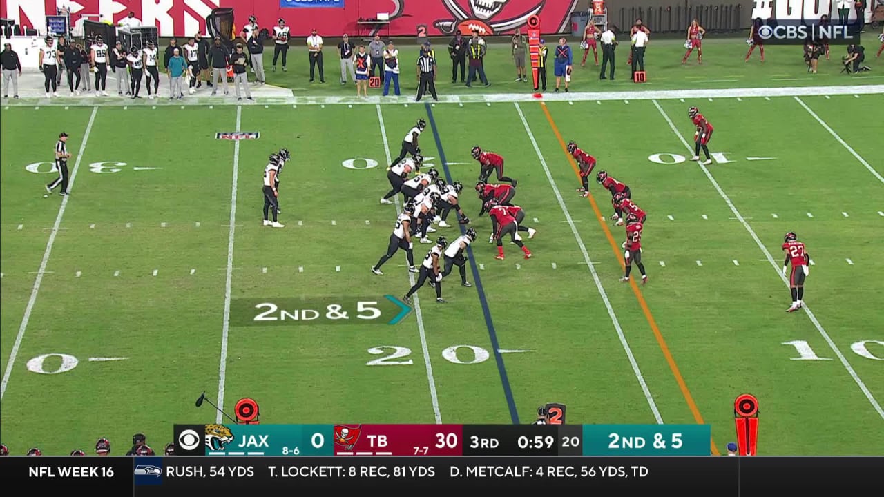 Jacksonville Jaguars wide receiver Calvin Ridley absorbs hit-stick ...