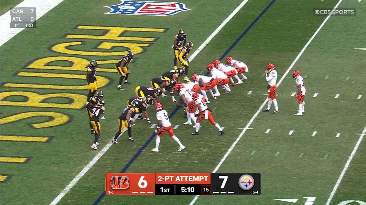 Cincinnati Bengals' two-point conversion comes up short