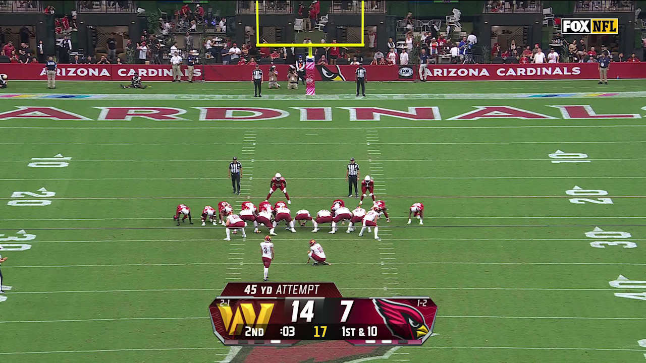 Washington Commanders kicker Austin Seibert