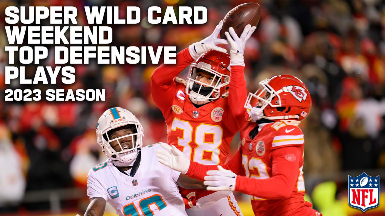 Top defensive plays Super Wild Card Weekend