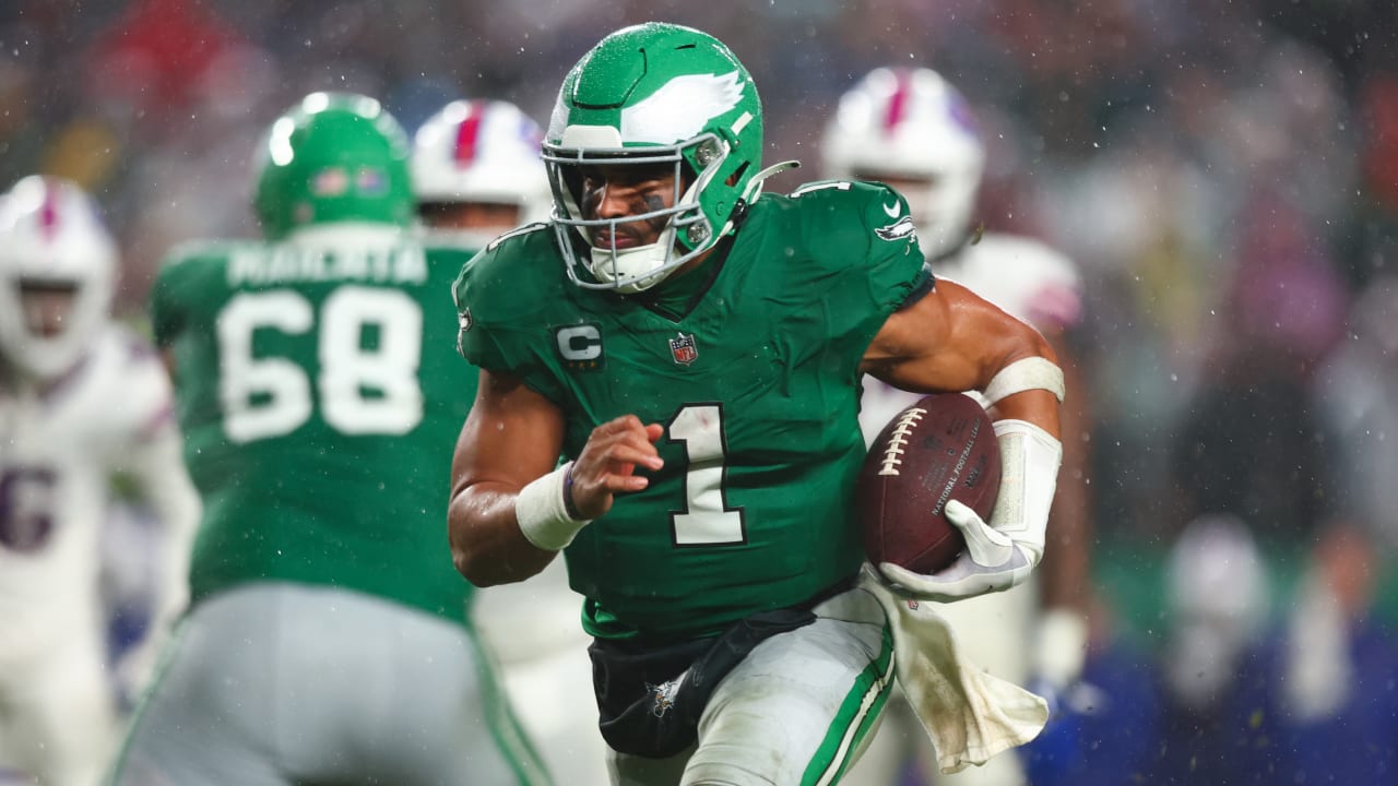 Jalen Hurts' fifth touchdown seals Eagles' 37-34 overtime win against Bills