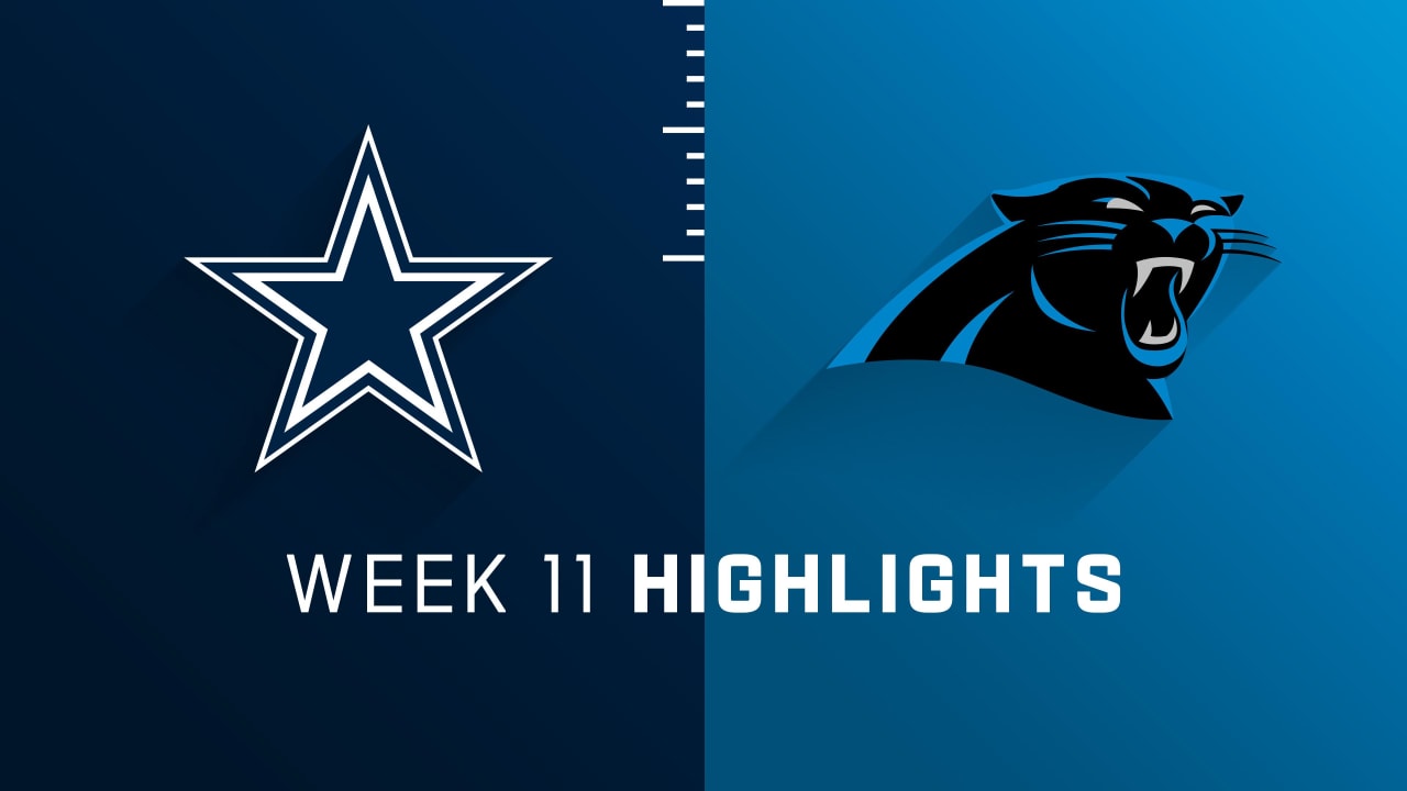 Dallas Cowboys vs. Carolina Panthers highlights Week 11