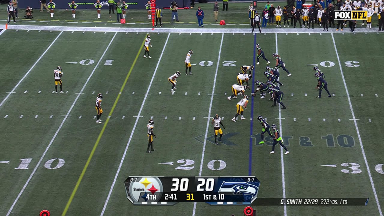 Seattle Seahawks tight end Parkinson uses his 6foot7 frame to haul Seahawks quarterback Geno