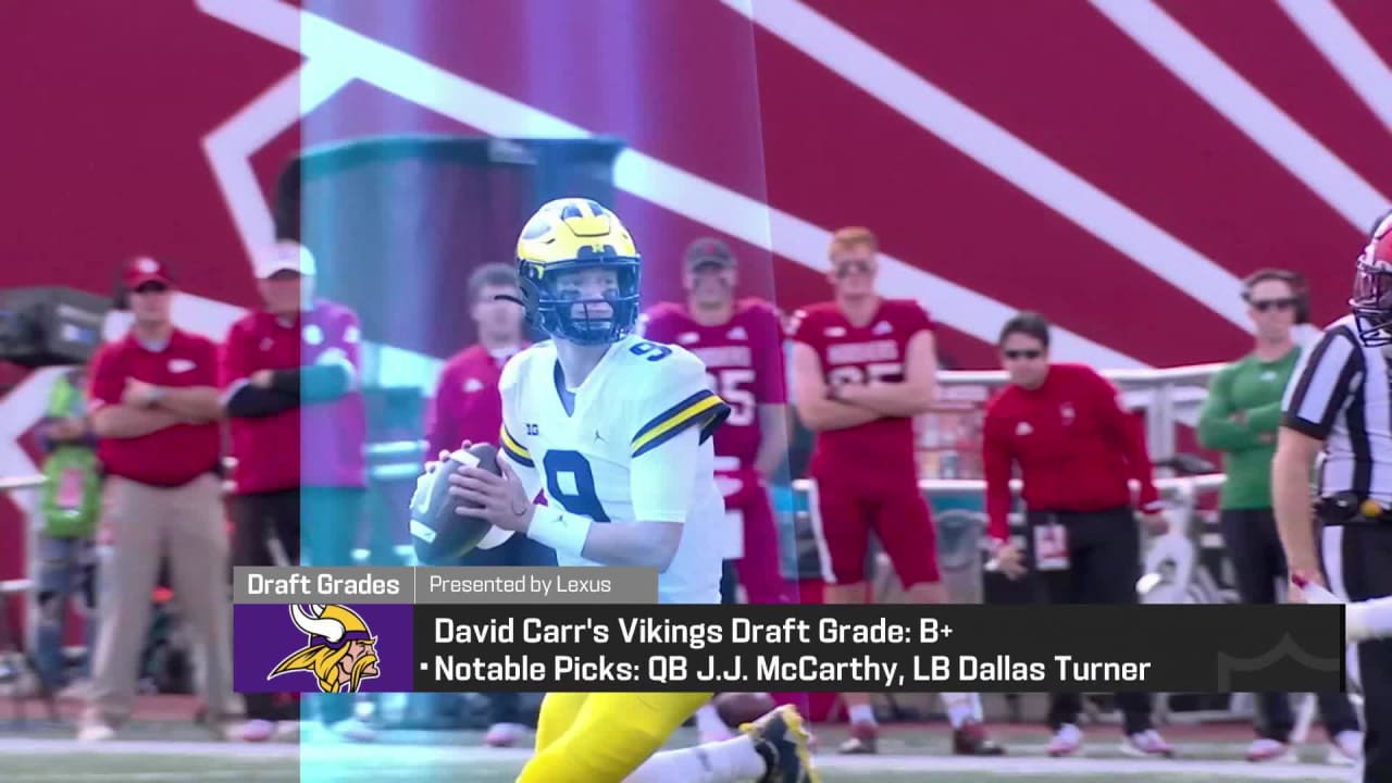 NFL Network's David Carr and Cynthia Frelund grade Minnesota Vikings