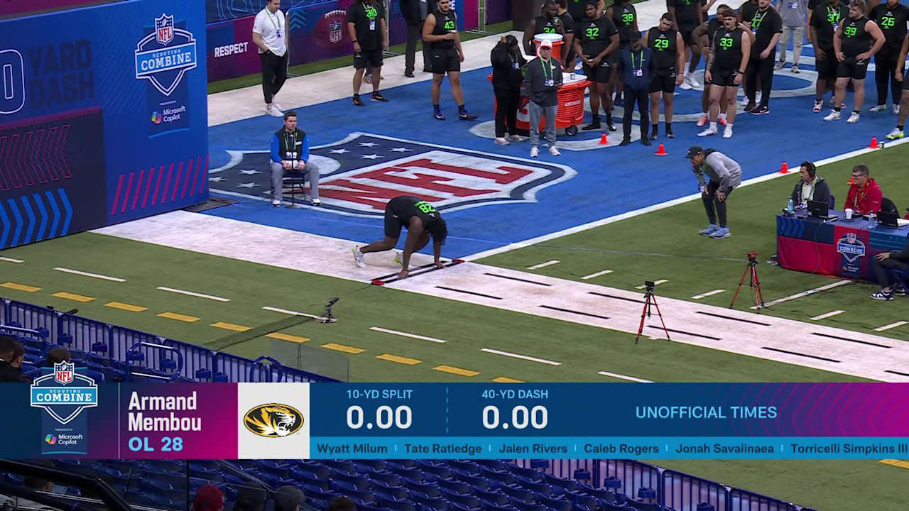 Offensive Tackle Armand Membou S 2025 Nfl Scouting Combine Workout