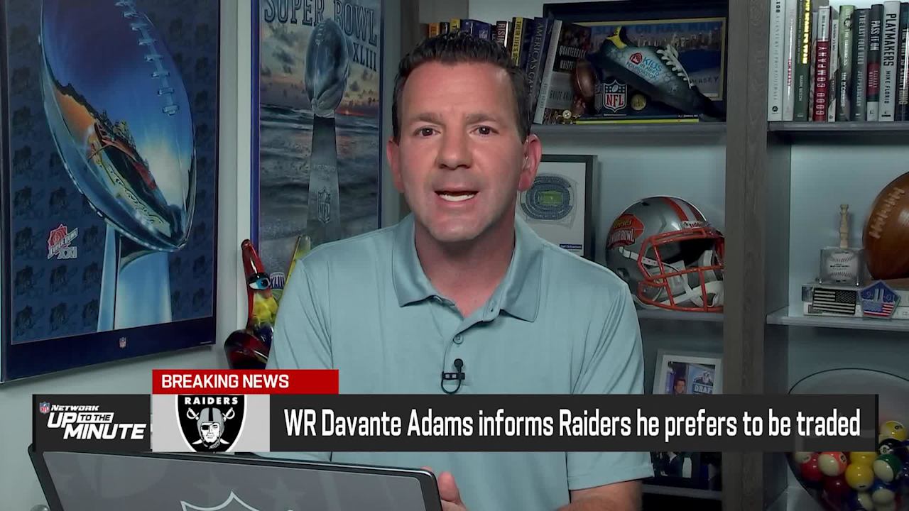 NFL Network insider Ian Rapoport: Las Vegas Raiders wide receiver Davante  Adams informs Raiders that he'd prefer to be traded