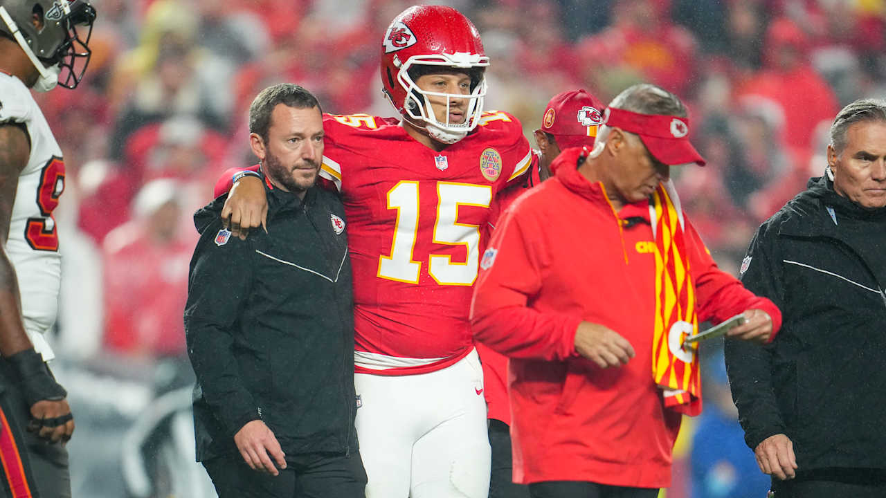 Chiefs quarterback Patrick Mahomes shakes off a rolled ankle and leads Kansas City to an OT victory