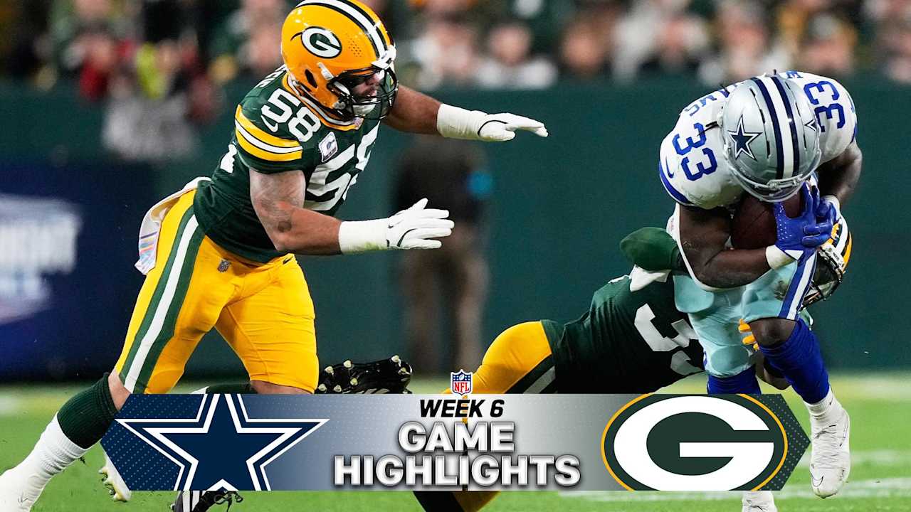 Game Highlights: Dallas Cowboys vs. Green Bay Packers | Week 6