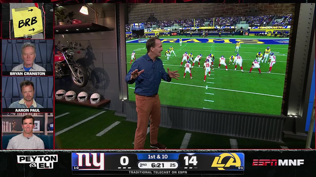 Hall of fame quarterback Peyton Manning breaks down New York Giants ...