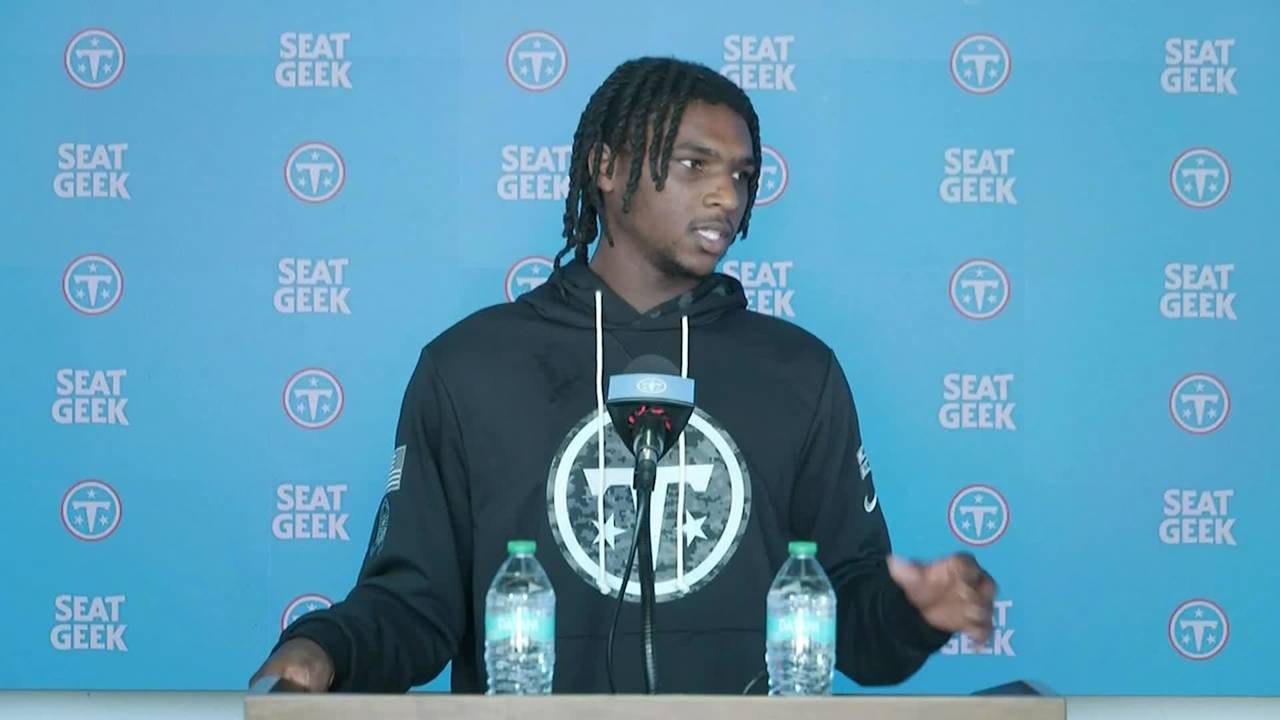 Tennessee Titans quarterback Cam Ward addresses questions about growing ...