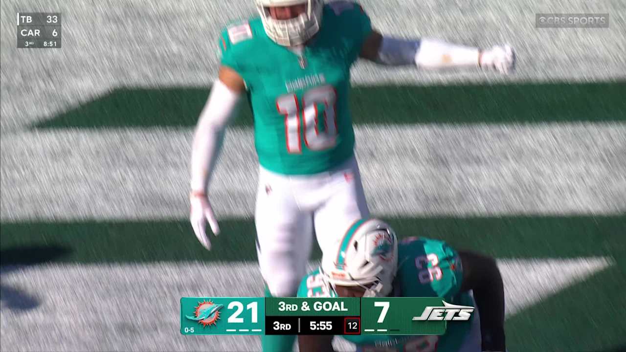 New York Jets wide receiver Omar Cooper Jr.'s second TD in as many ...