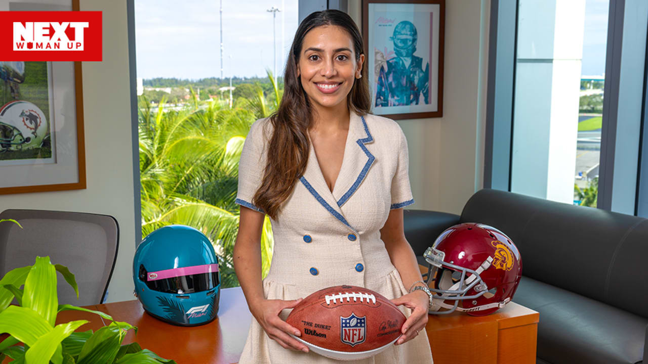Darline Llamas Llopis, Vice President of Finance & Retail for the Miami Dolphins