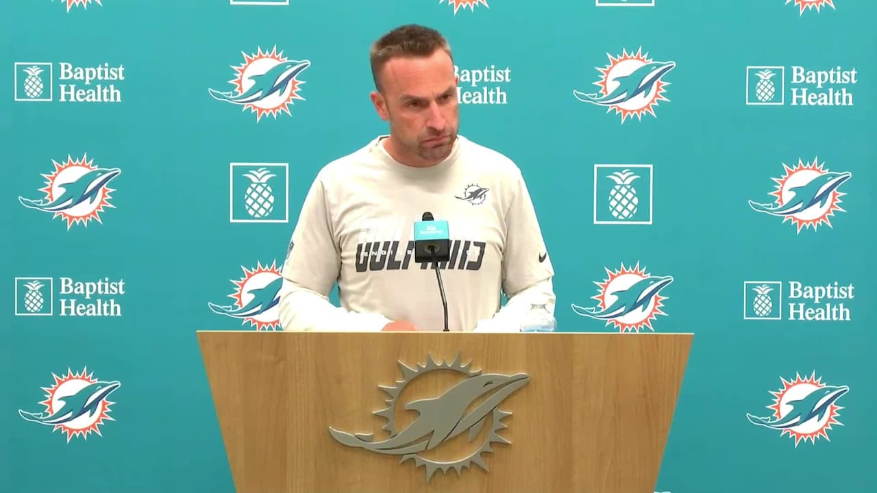 Miami Dolphins head coach Jeff Hafley expands on Dolphins' identity so ...