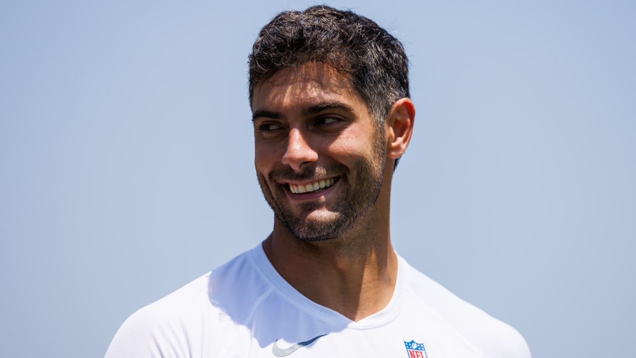 Jimmy Garoppolo all smiles as Rams backup: ‘This place allows you to be yourself, too, which is different than other places I’ve been’