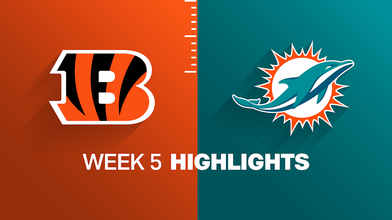 Bengals vs. Dolphins highlights | Week 5 video thumbnail