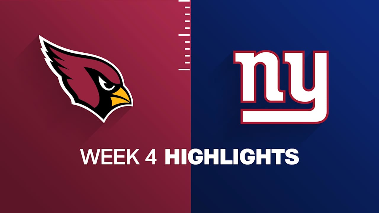 Cardinals vs. Giants highlights | Week 4 video thumbnail