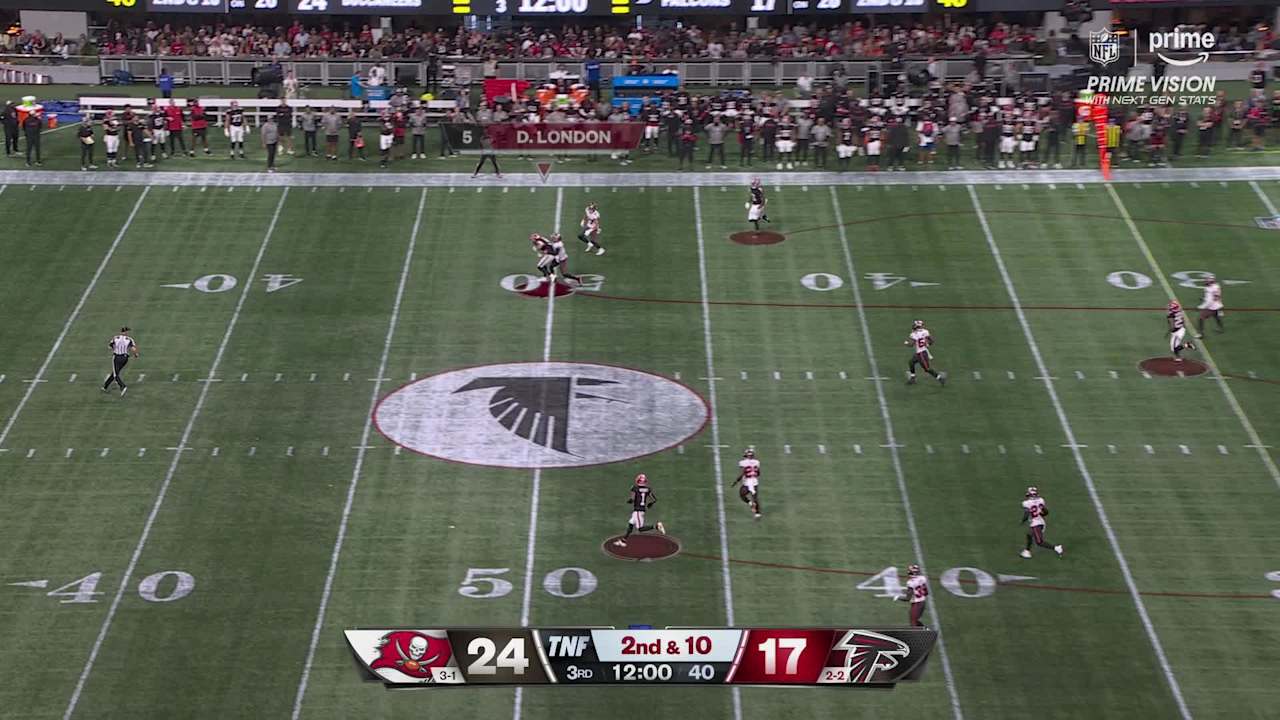 'TNF' Prime Vision encompasses every route on Cousins' 32-yard dot to London