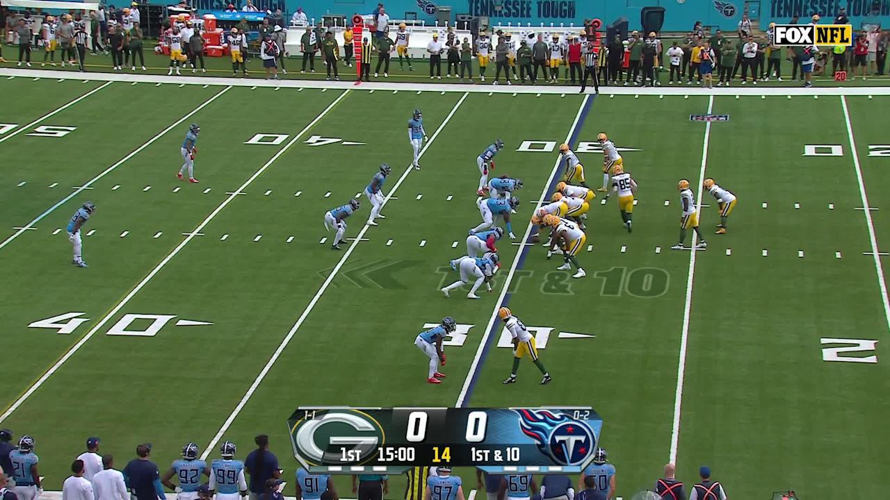 Green Bay Packers wide receiver Jayden Reed's 30-yard catch and run ...