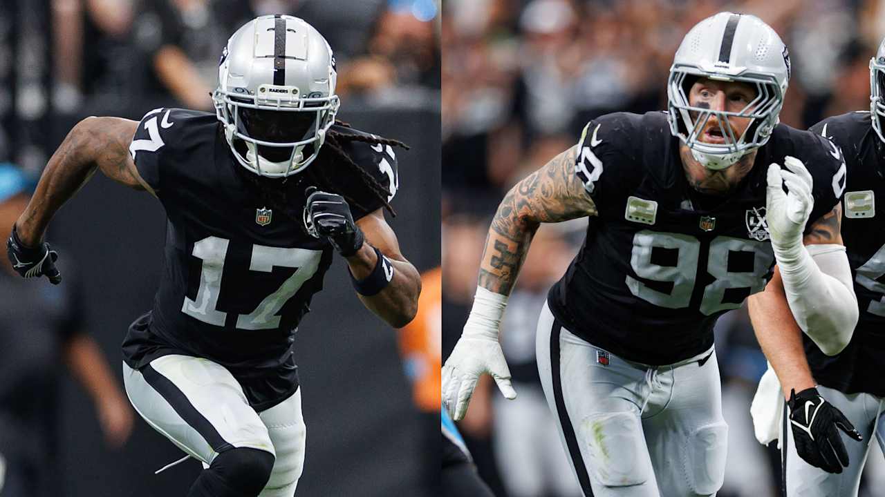 Raiders rule out top players Davante Adams (hamstring), Maxx Crosby (ankle) against Browns