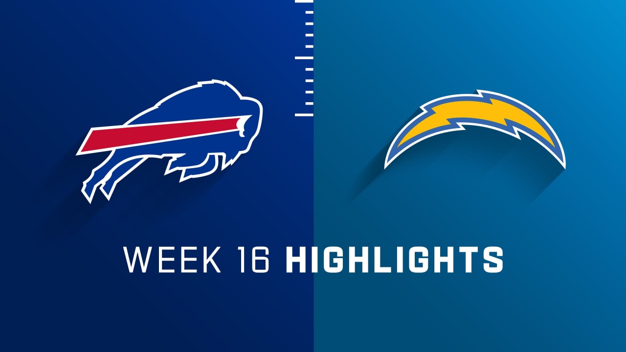 Buffalo Bills vs. Los Angeles Chargers highlights Week 16