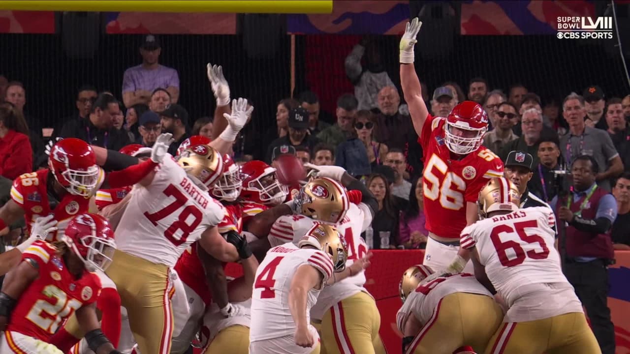 Kansas City Chiefs’ CLUTCH blocked PAT keeps SF’s lead at 1613 in