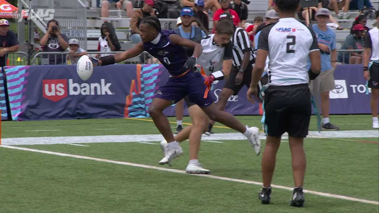 Fastbreak New York City Ravens rusher Elijah Croom's go-ahead rush ...