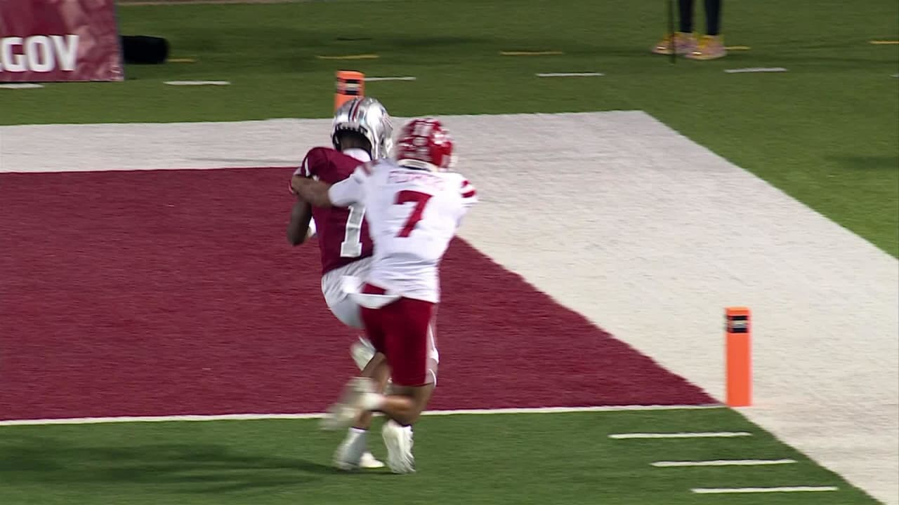 Troy Trojans wide receiver Jabre Barber's pylon reach results in 8-yard ...