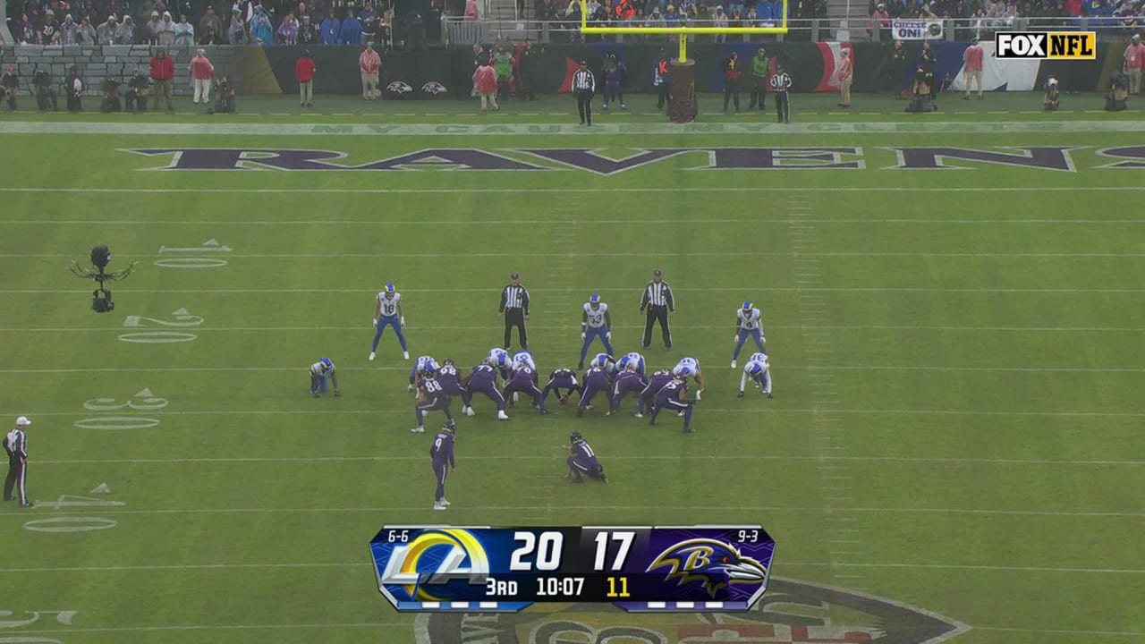 Baltimore Ravens kicker Justin Tucker's 47-yard FG ties game vs. Los ...