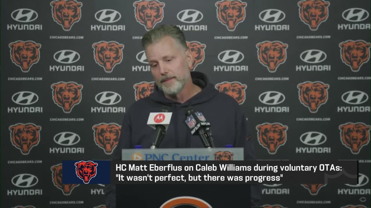 Chicago Bears Head Coach Matt Eberflus Explains Rookie Quarterback