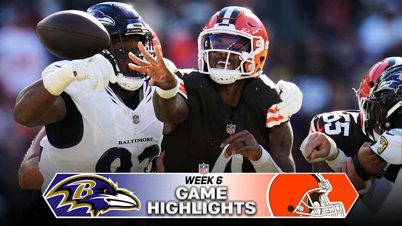 Game Highlights: Baltimore Ravens vs. Cleveland Browns | Week 6