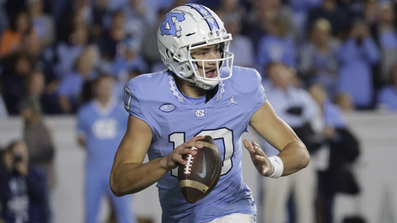 UNC star QB Drake Maye announces intentions to enter 2024 NFL Draft