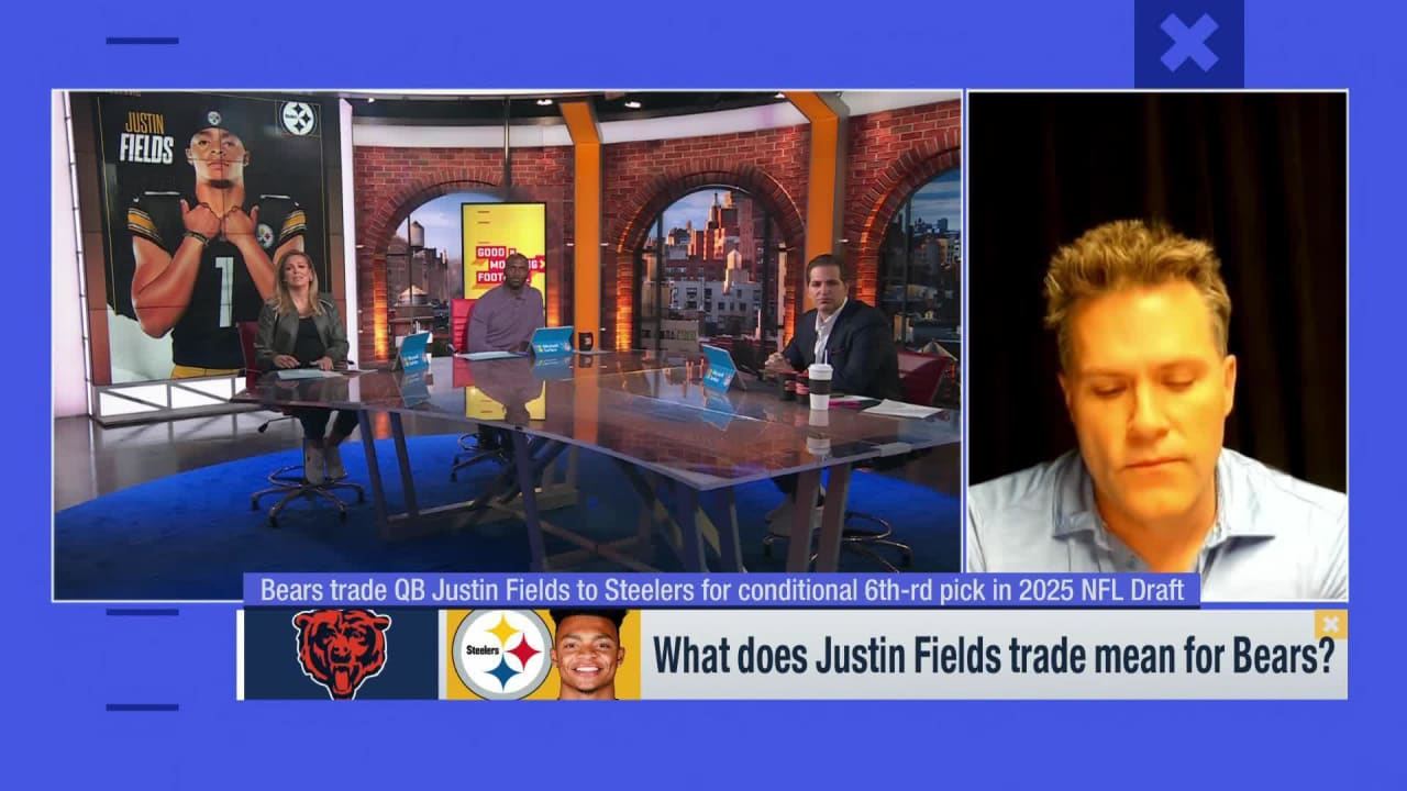 What does quarterback Justin Fields trade mean for Chicago Bears? 'GMFB'