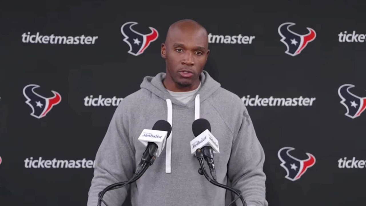Houston Texans head coach DeMeco Ryans after Week 7 loss to New York Giants