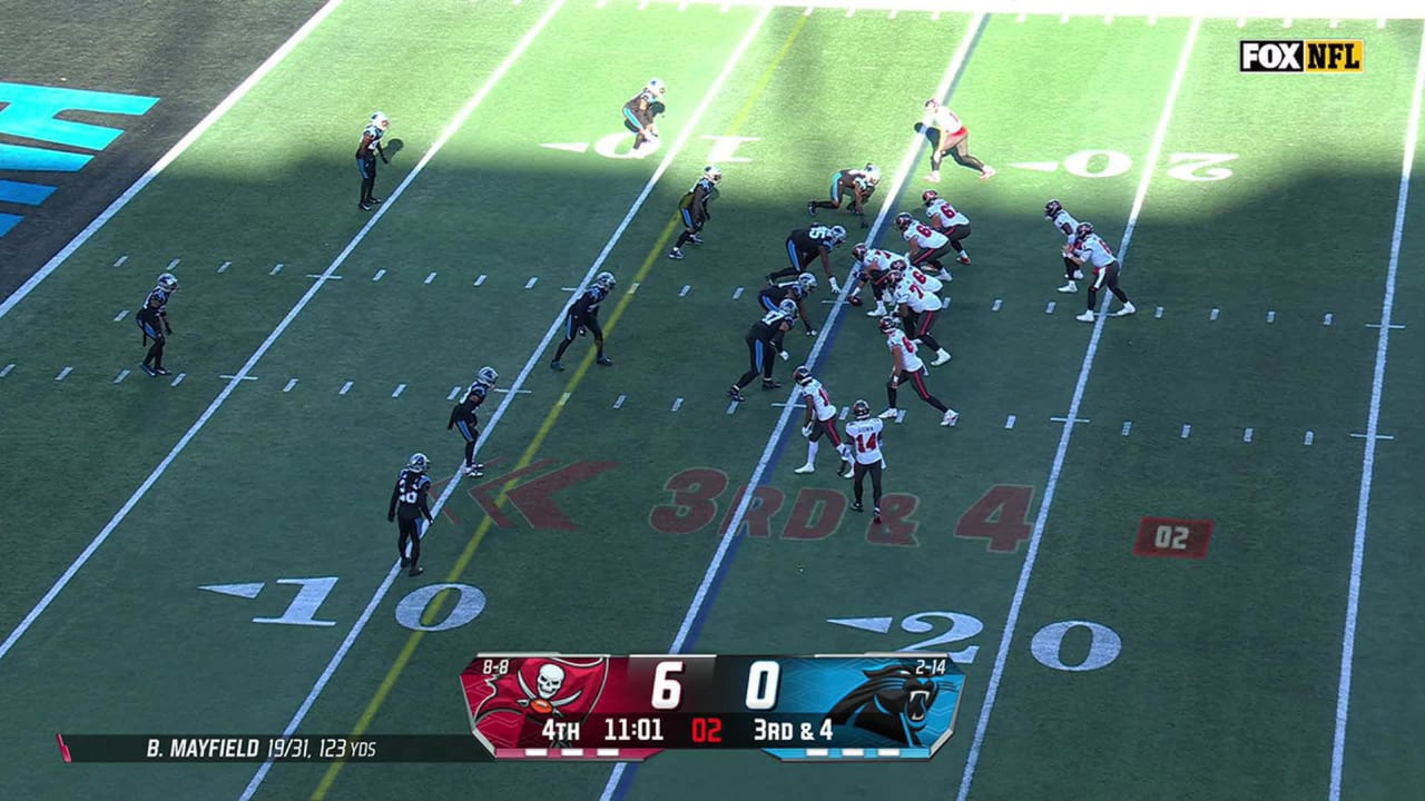 Carolina Panthers linebacker Brian Burns halts Tampa Bay Buccaneers